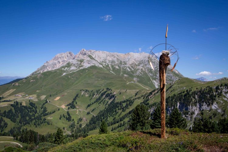 1 Guerriero di Pace delle Dolomiti di Torsten Schùtt RESPIRART 2016 foto eugenio Del Pero p